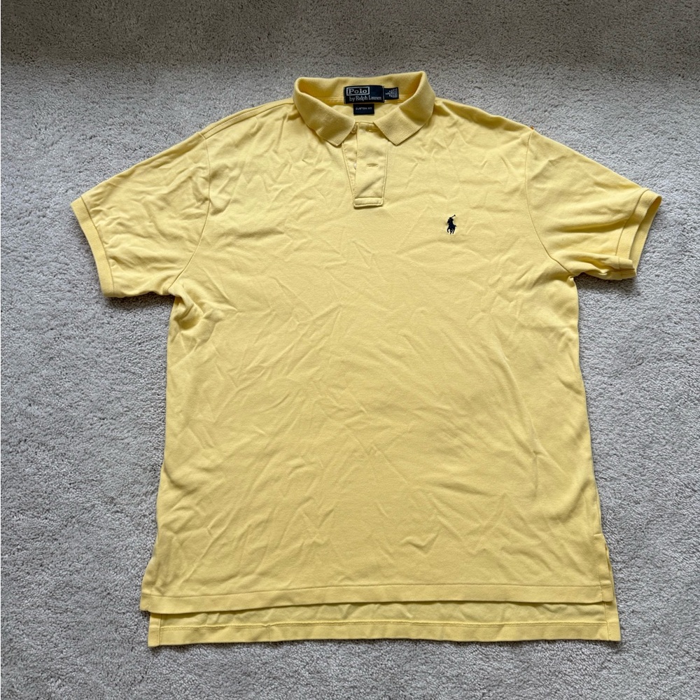 Polo Ralph Lauren Men's Custom Fit Soft Cotton Polo Size L